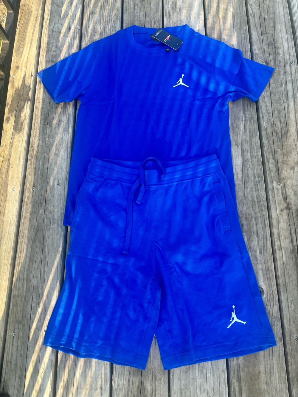 Jordan Royal Blue Jumpman Tee & Shorts Set